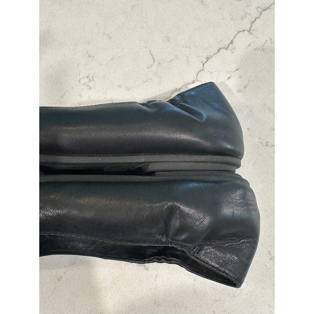 Eileen Fisher Ballet Flats Womens 7.5 Black Leather Slip On Comfort Shoes - Picture 7 of 9